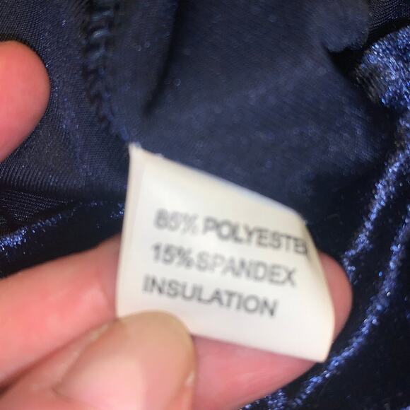 NWOT NAVY VELVET SWEATSHIRT S - Picture 6 of 7